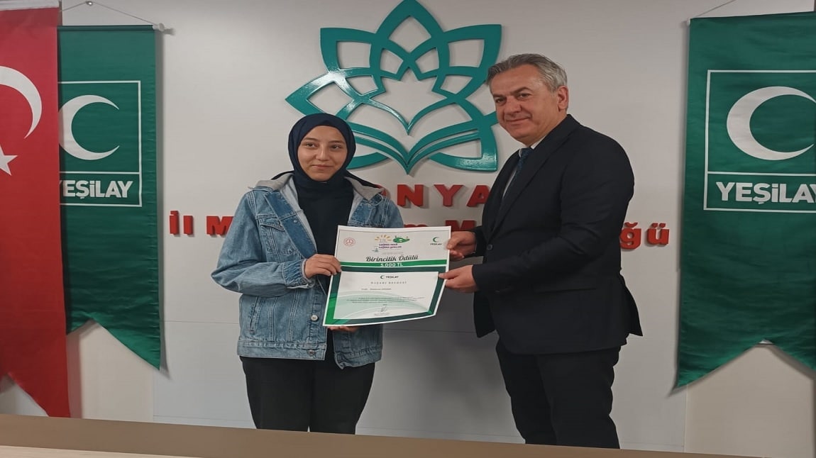 YEŞİLAY SAĞLIKLI NESİL SAĞLIKLI GELECEK YARIŞMASI İL BİRİNCİLİĞİ