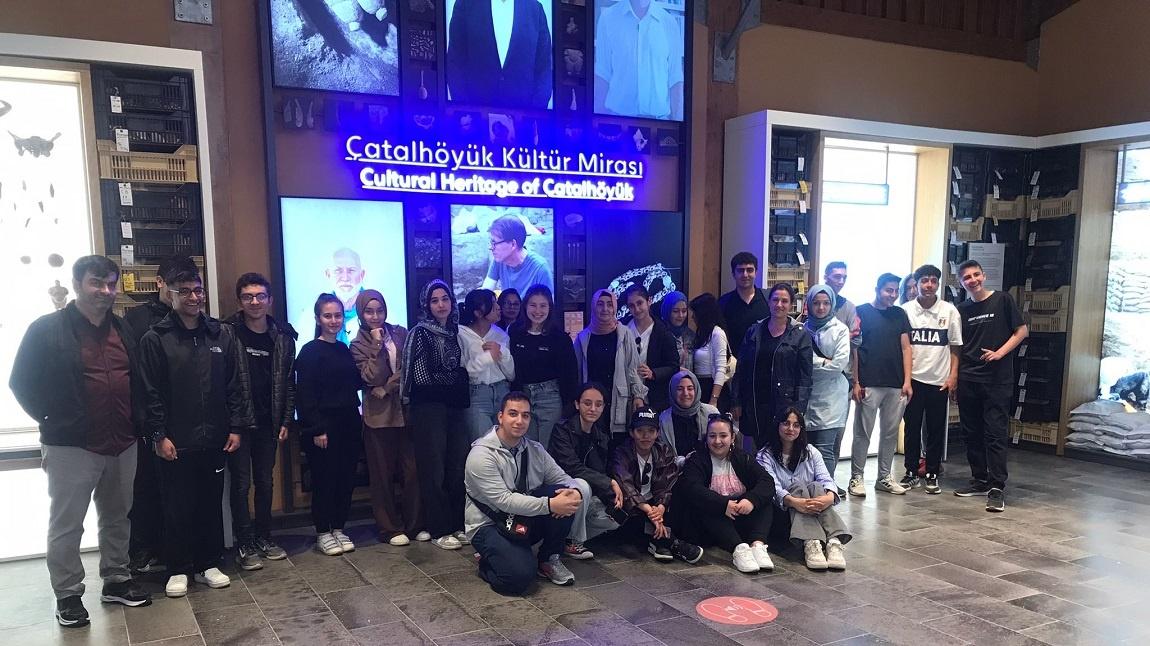 ÇATALHÖYÜK VE GÖKSU YERKÖPRÜ ŞELALESİNE GEZİ DÜZENLEDİK